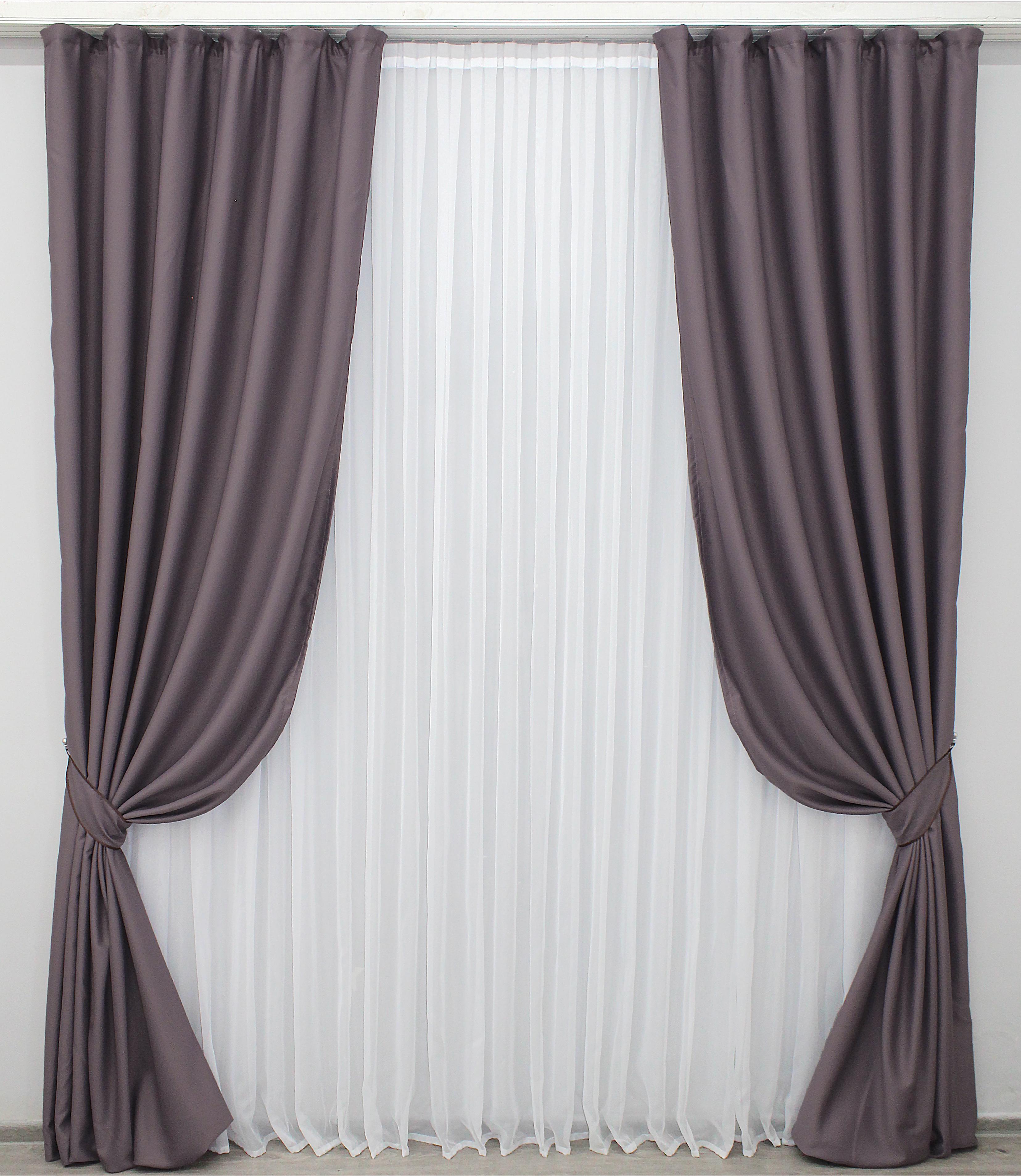 Комплект готовых штор VR-Textil Блэкаут Midnight №1231ш 100х290 см 2 шт. Марсала (31-045) - фото 1 Комплект готовых штор VR-Textil Блэкаут Midnight №1231ш 100х290 см 2 шт. Марсала (31-045) - фото 1