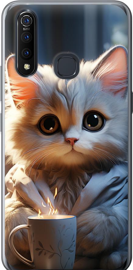 Чехол на Vivo Z5X White cat (5646u-1765-42517) Чехол на Vivo Z5X White cat (5646u-1765-42517)