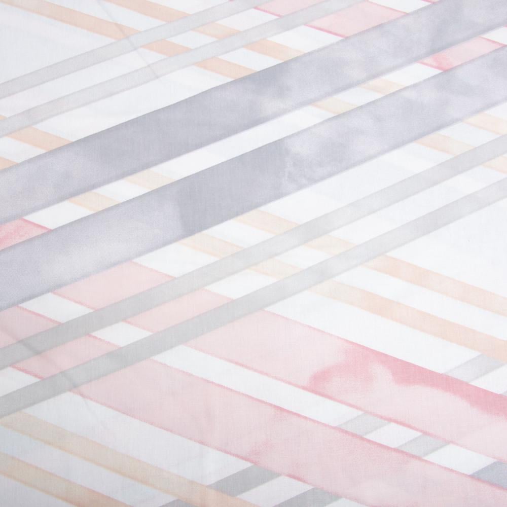 Ткань бязь ранфорс для постельного белья Ромб 130 гр/м2 240 см Розовый (8.28909/24)