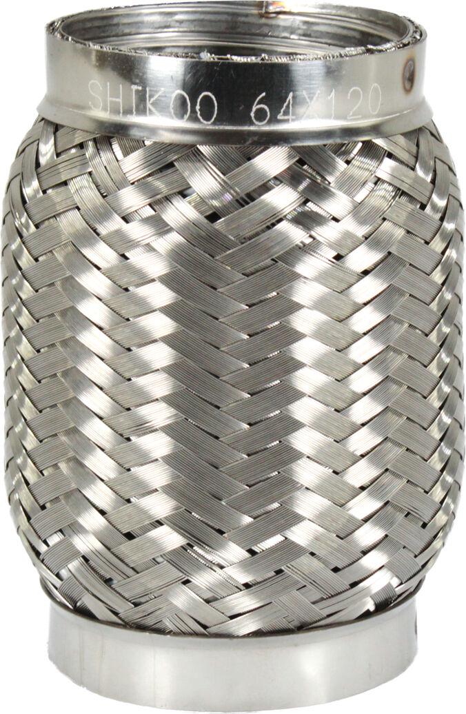 Гофра глушителя SHIKOO Interlock 3-х шаровая короткий фланец 64х120 мм VW