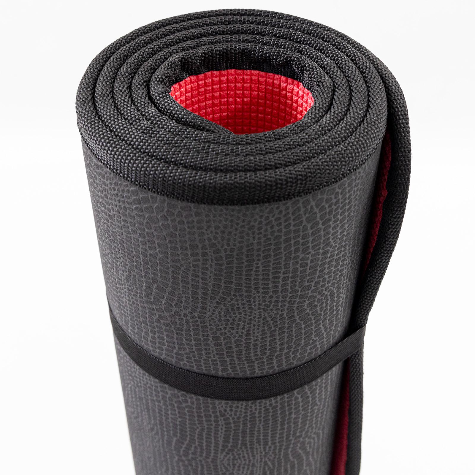 Килимок для йоги та фітнесу EVA двошаровий Osport Yoga Pro/ 8мм (OF-0275) Чорно-червоний - фото 10 Килимок для йоги та фітнесу EVA двошаровий Osport Yoga Pro/ 8мм (OF-0275) Чорно-червоний - фото 10