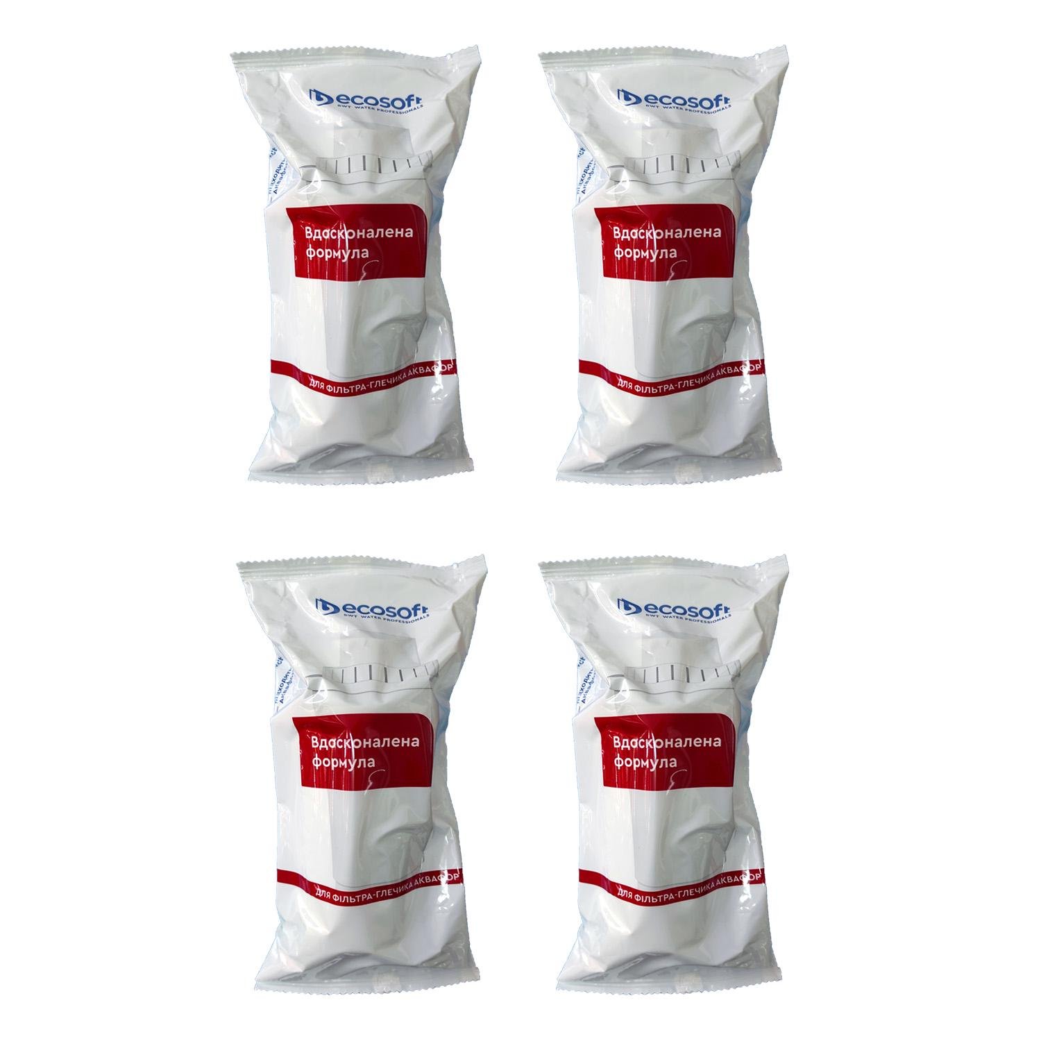 Комплект картриджів Ecosoft для фільтрів-глечиків Аквафор 4 шт. (27074436)