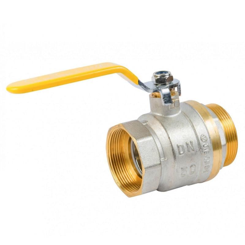 Кран кульовий Valve J.G. 2'' зовнішнє внутрішнє різьблення ручка латунь 59