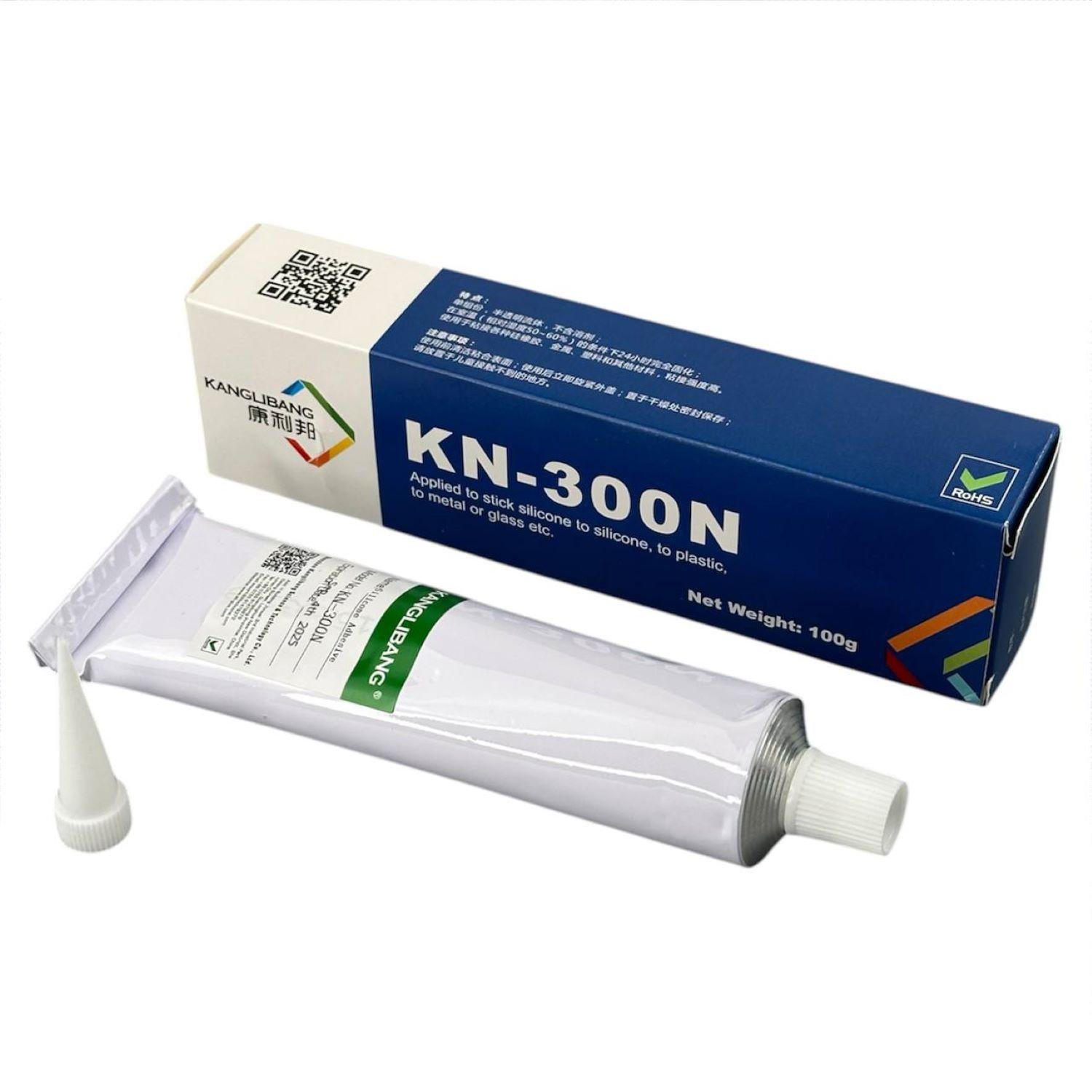 Клей для склеивания силикона специализированный однокомпонентный RTV KN-300N Pro густой