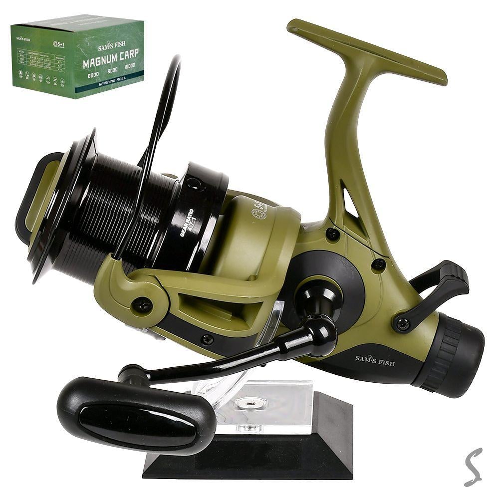 Катушка карповая с бейтранером SF24345-10 Magnum Carp 10000 5+1bb металл шпуля Катушка карповая с бейтранером SF24345-10 Magnum Carp 10000 5+1bb металл шпуля