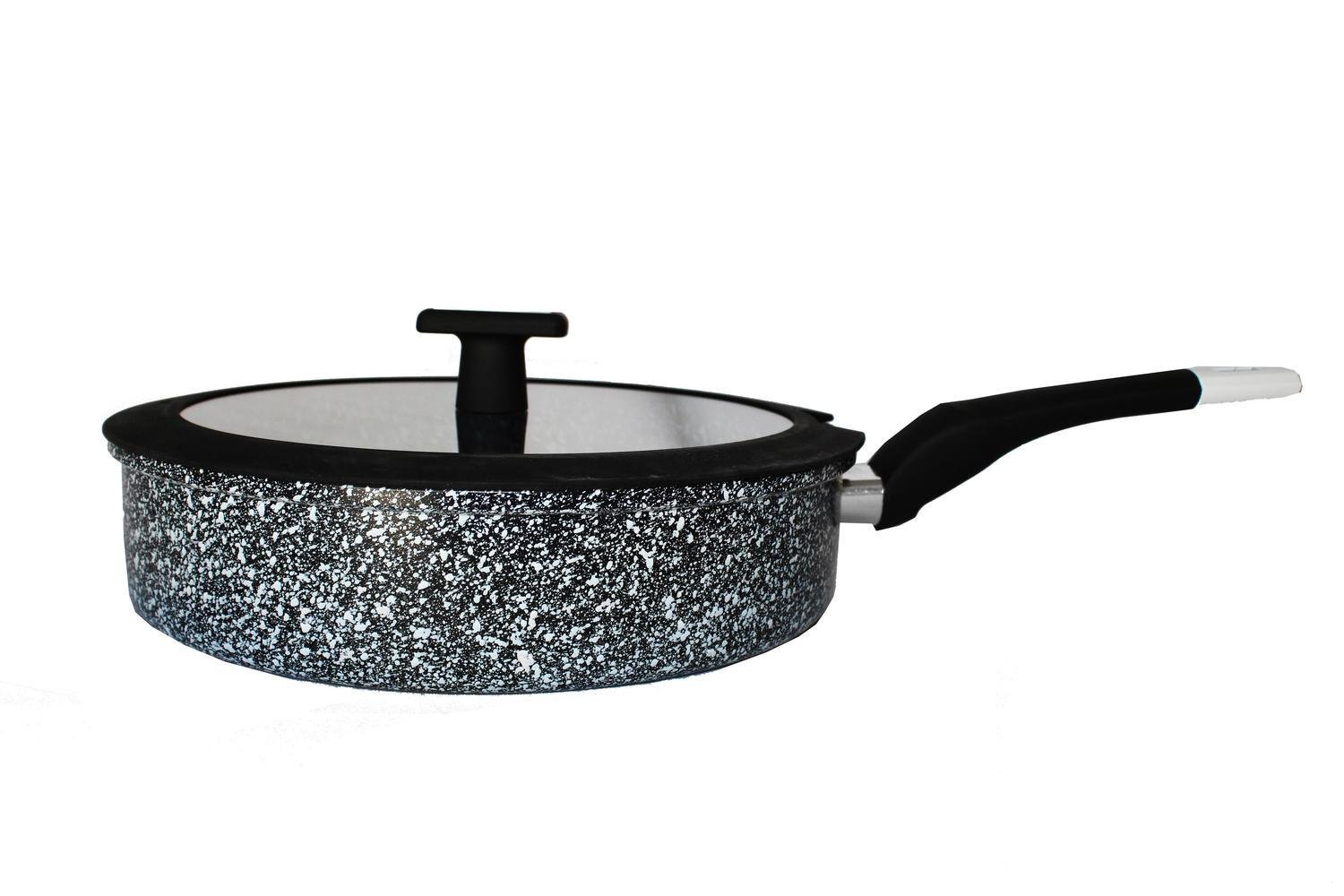 Сковорода-сотейник Edenberg з кришкою 24 см EB-3323