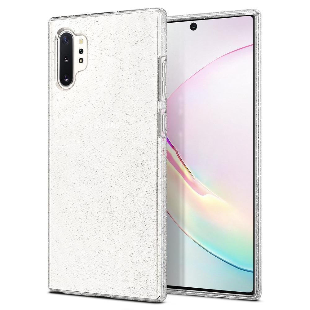 Чехол прозрачный с блестками Spigen Liquid Crystal Glitter для Samsung Galaxy Note 10 Plus Quartz - фото 4