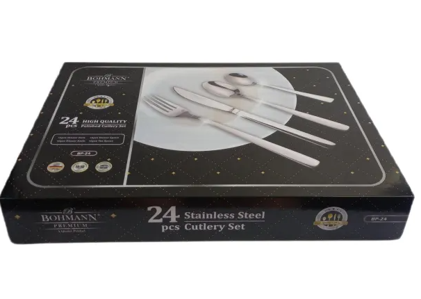 Набор столовых принадлежностей Bohmann Premium 18/10 24 пр. (27773261)