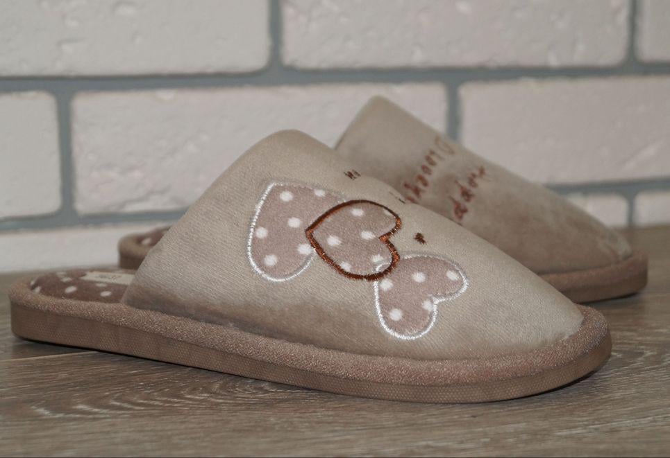 Тапочки женские домашние NuoNuo р. 36/37 23 см Коричневый (31401-3637)