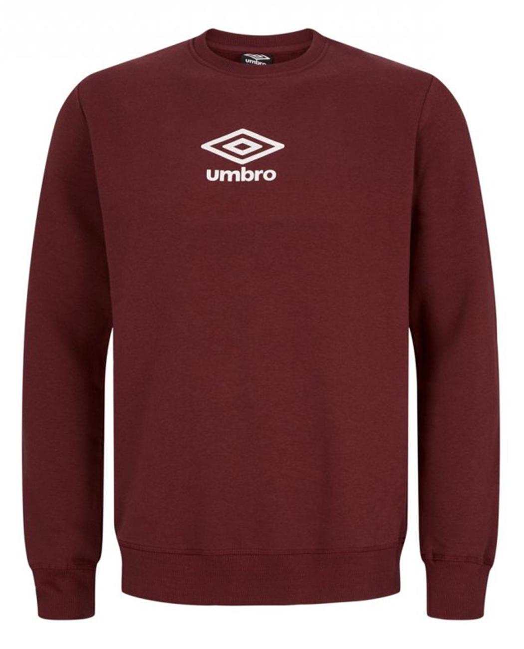 Свитшот утепленный Umbro Active 529582 L бордовый (2529582084300)