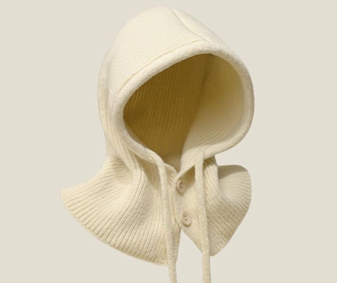 Капор теплый 2267 унисекс One size Молочный (014902)