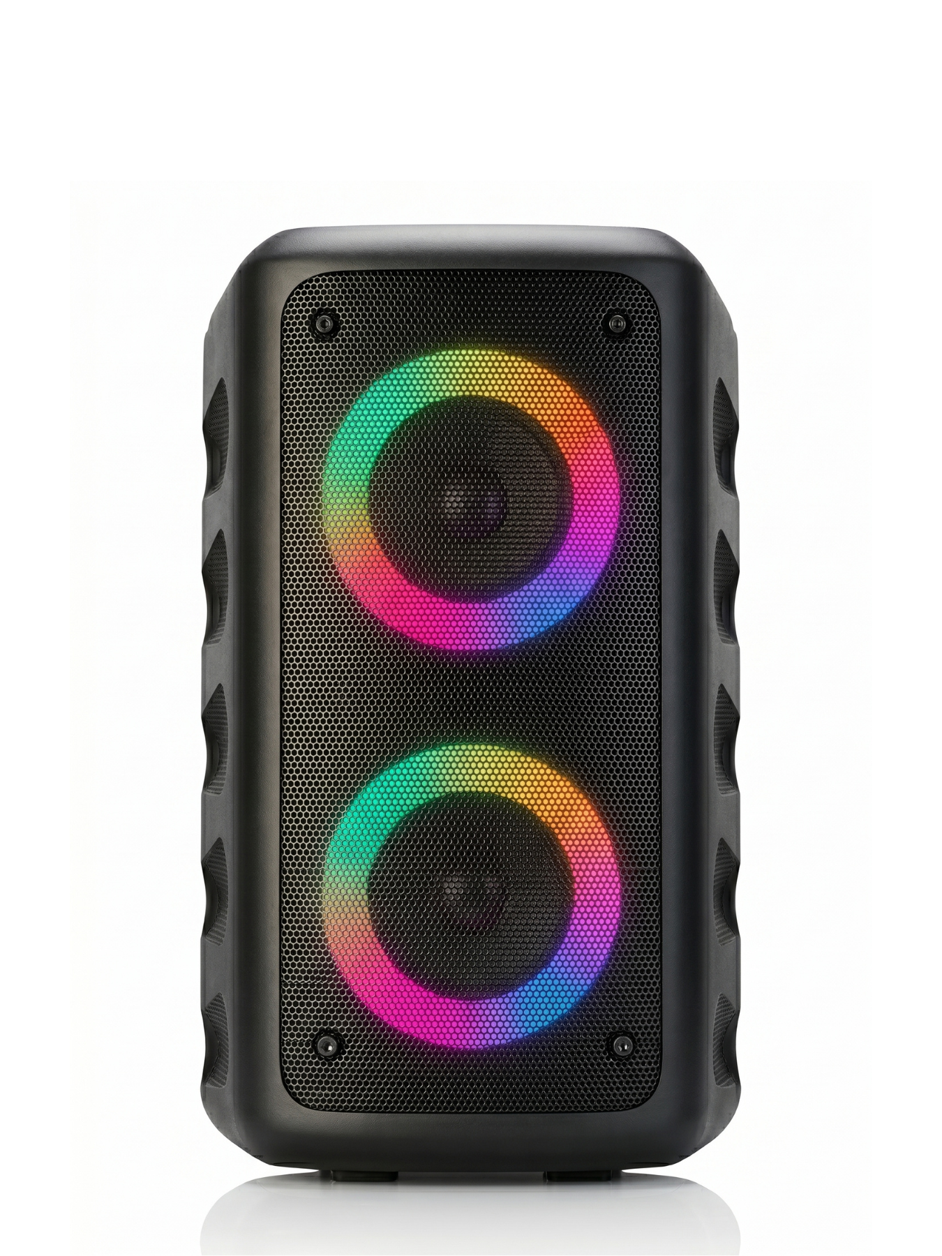 Колонка беспроводная Bluetooth 5.0 16 Вт с RGB-подсветкой 2400 мАч TWS USB Черный (3152513924)