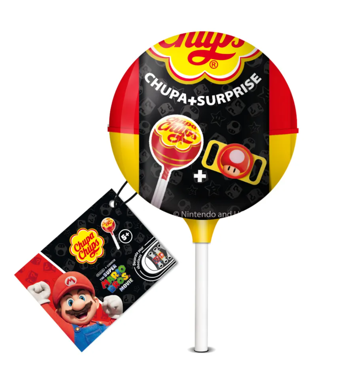 Льодяник Chupa Chups Surprise Super Mario 12 г (2503192029)