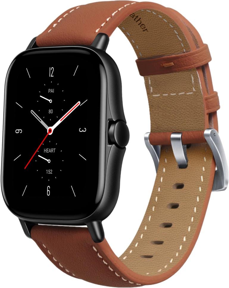 Ремешок кожаный Folsa для Amazfit GTS 2e Brown (31531-30)