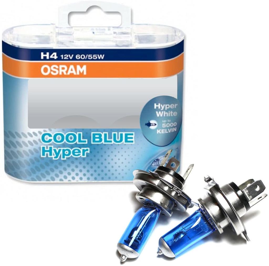 Лампа головного світла Osram H4 60/55W Cool Blue Hyper 64193CBH Osram скло