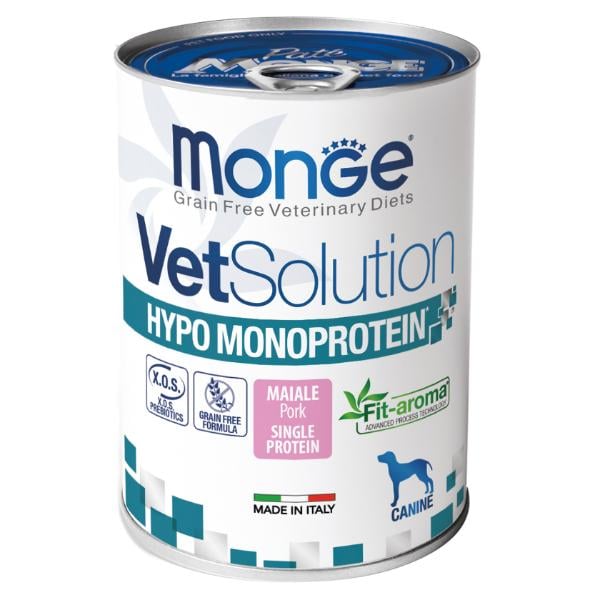Корм для собак влажный Monge VetSolution Wet Hypo canine свинина 400 г (000025760)