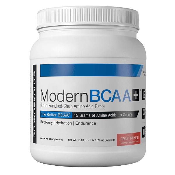 Аминокислота BCAA для спорта Modern Sports Nutrition BCAA+ Fruit Punch 535 г 30 порций (000021708)