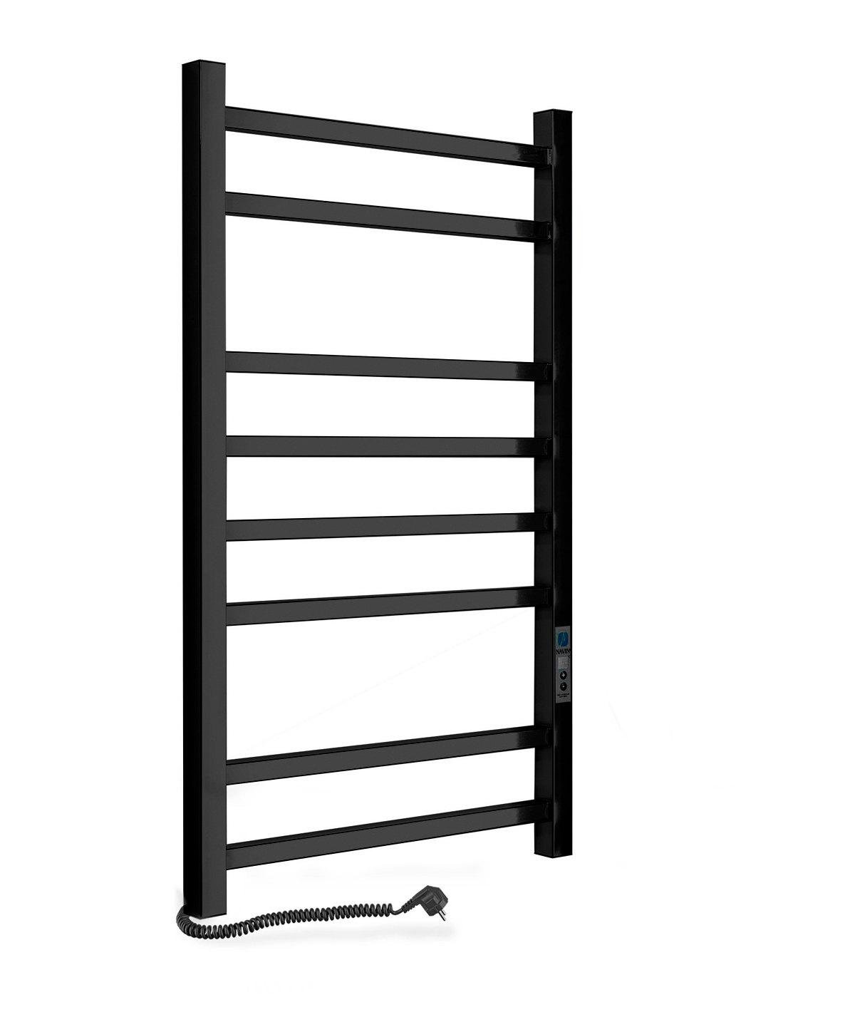 Рушникосушка Loft Digital ліва 500х800 мм Чорний муар