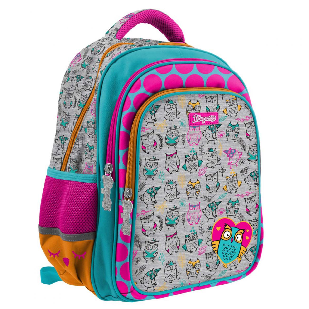 Рюкзак ортопедический 1 Вересня S-44 Оwl 39х14х29 см (558226)