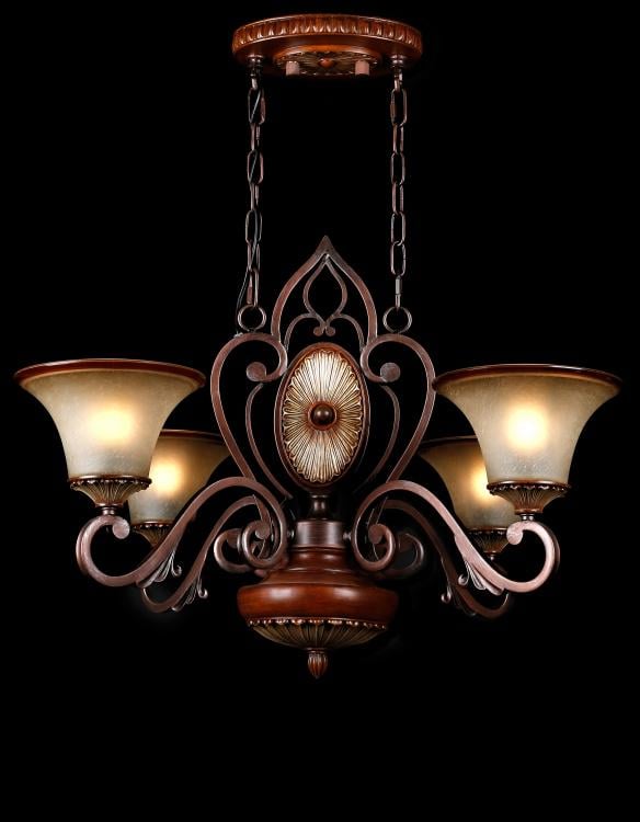 Люстра з плафонами Ray L2376CG/4 W0600 (IR006749)