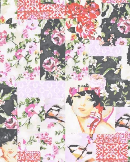 Обои виниловые Grandeco Village People на флизелиновой основе (VP 3001)