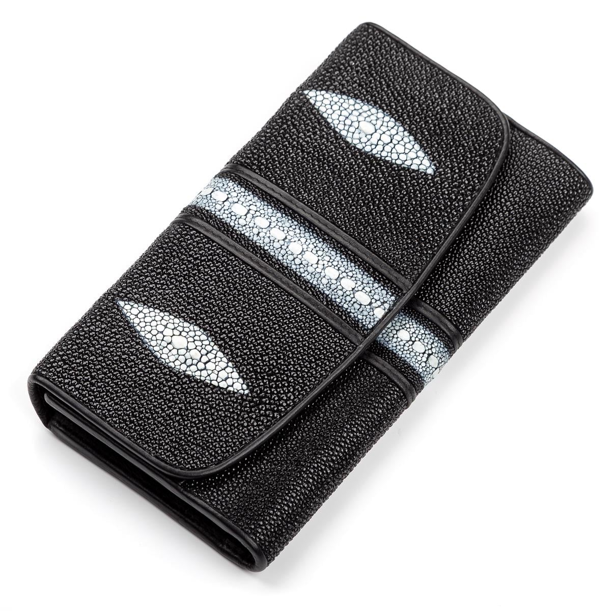 Кошелек женский Stingray leather 18102 кожа Черный