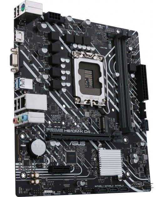 Материнська плата Asus H610M-K D4 LGA1700 MicroATX підтримка Intel Core 2 слота DDR4 (570689) - фото 2