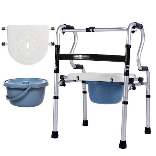 Крісло-туалет та ходунки ZS-8303 складане (27475948) - фото 2 Крісло-туалет та ходунки ZS-8303 складане (27475948) - фото 2