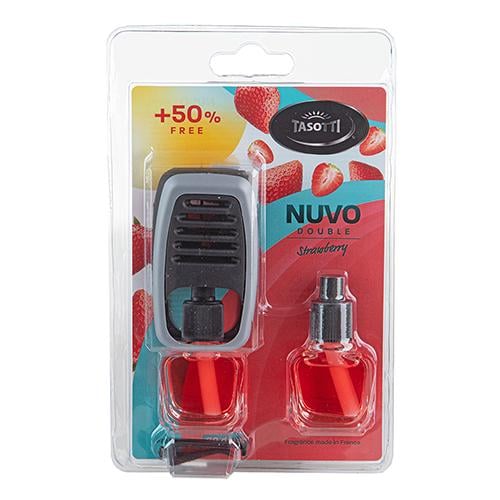 Ароматизатор на дефлектор Nuvo Double Blister Strawberry с запаской 8 мл (00000061297)