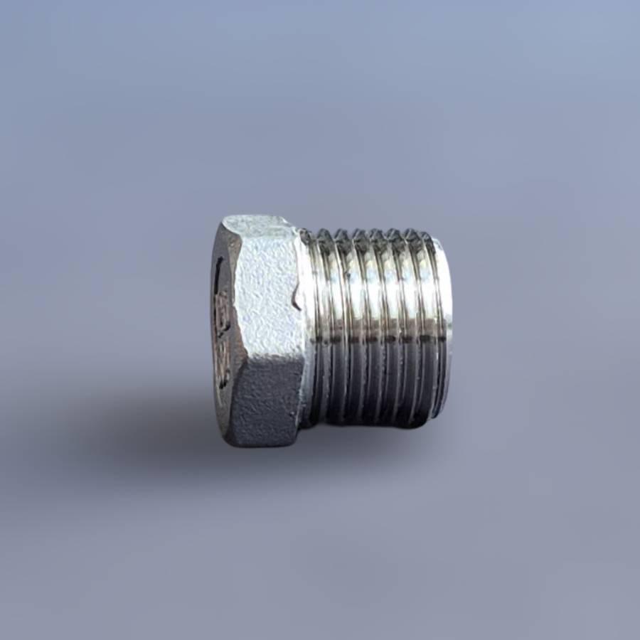 Заглушка різьбова шестигранна DN15 BSPP н/ж сталь AISI304 Class-150 зовнішня різьба 1/2" (29203395) - фото 6 Заглушка різьбова шестигранна DN15 BSPP н/ж сталь AISI304 Class-150 зовнішня різьба 1/2" (29203395) - фото 6