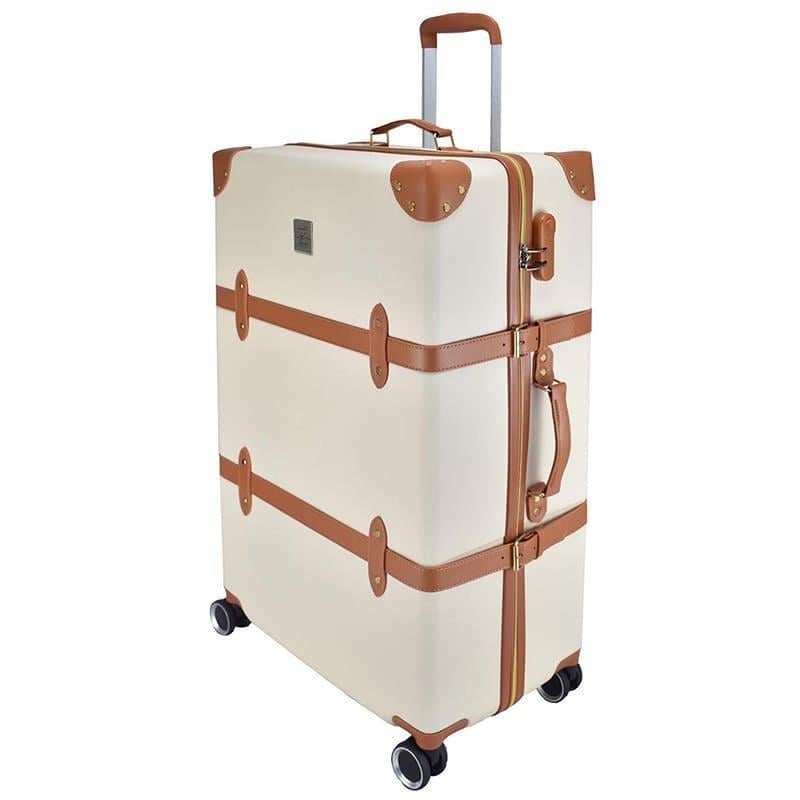 Валіза SEMI LINE 28" L 96.5 л Ecru/Brown (DAS302668)
