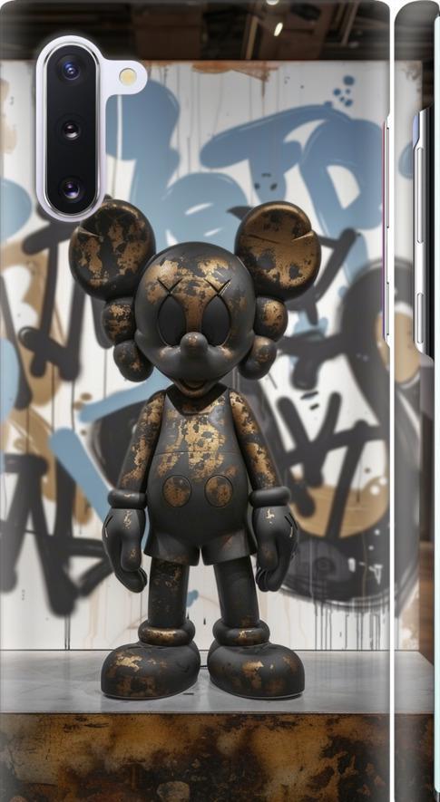 Чехол на Samsung Galaxy Note 10 Bronze kaws v2 (6098m-1718-42517)