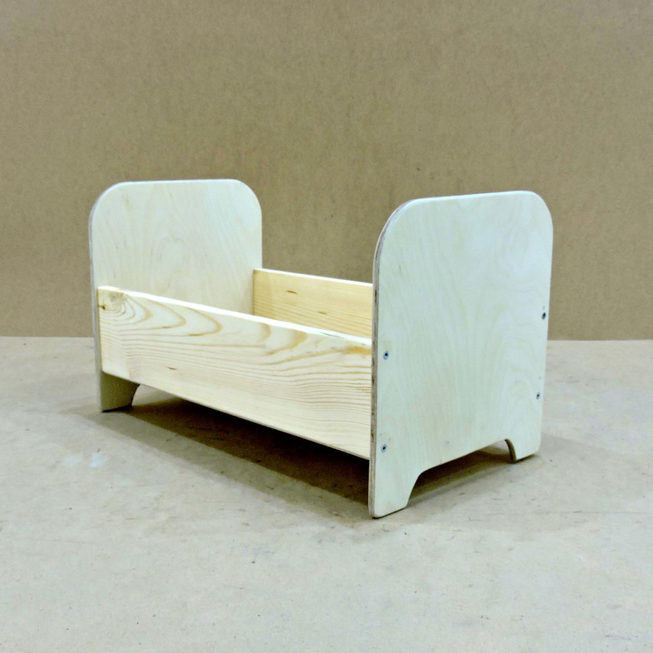 Кровать для кукол из дерева Мариан Бланже (КРТ-001601)