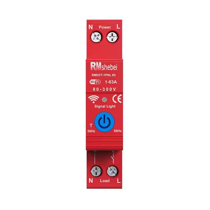 Выключатель умный WiFi RMshebei только таймер 1P+N 1-63A 230V Smart Life/Tuya (RMDZT-1PNL 63T)