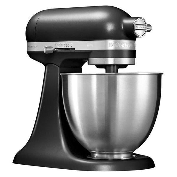 Міксер настільний KitchenAid Mini Artisan 3,3 л Чорний (5KSM3311XEBM) - фото 2