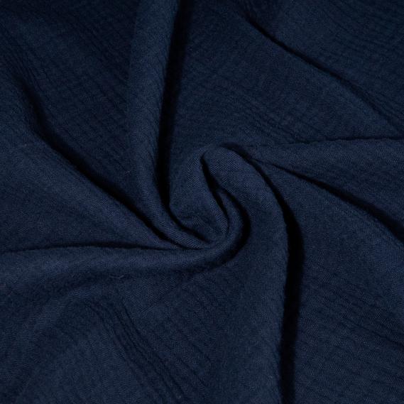 Тканина плательна IDEIA Муслін креш 1,35 м Темно-синій (2200004224107)