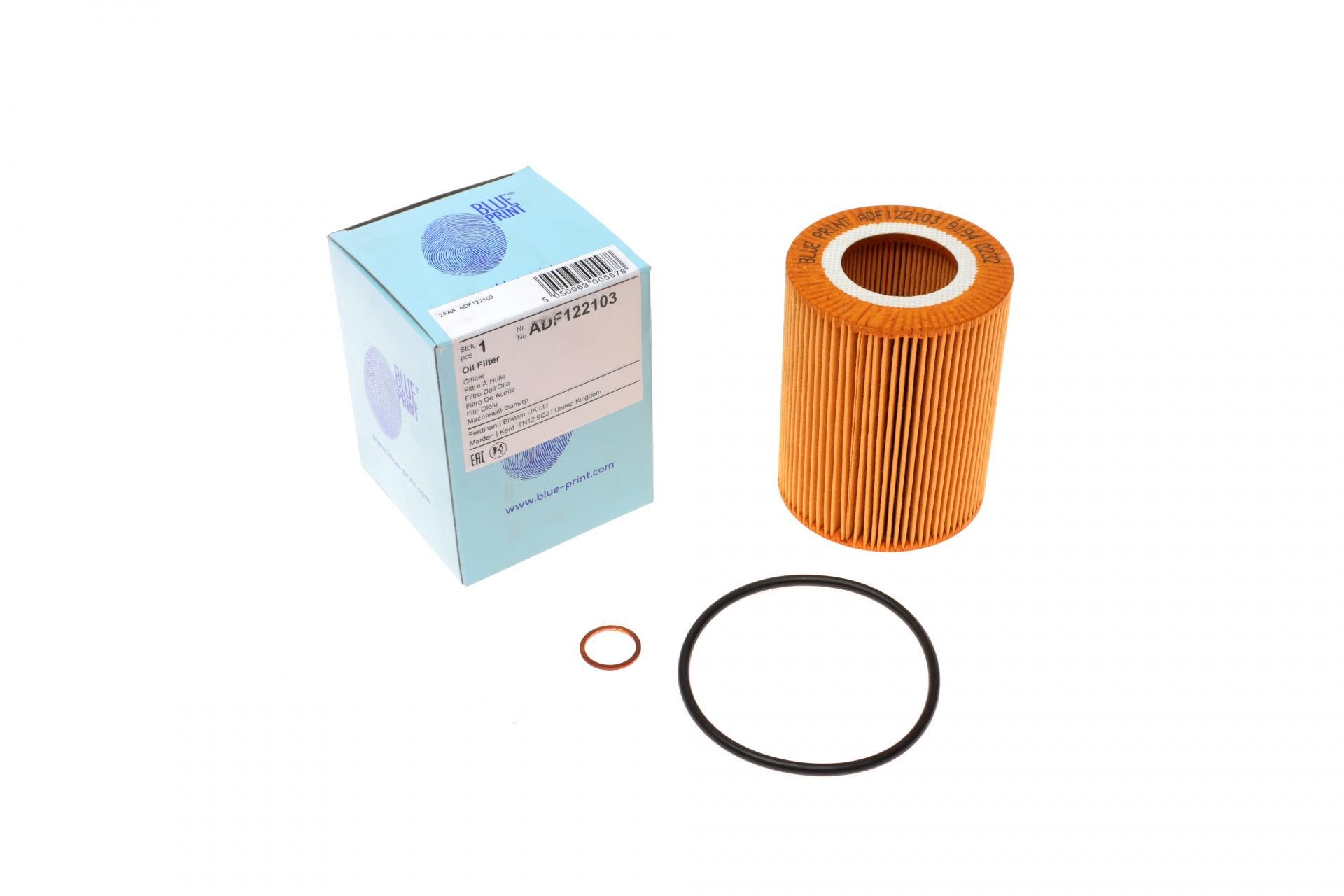 Фильтр масляный BLUE PRINT для Volvo XC60/XC90/V70 3,0/3,2i 06-/Land Rover Freelander 3,2 24V 06- (ADF122103)