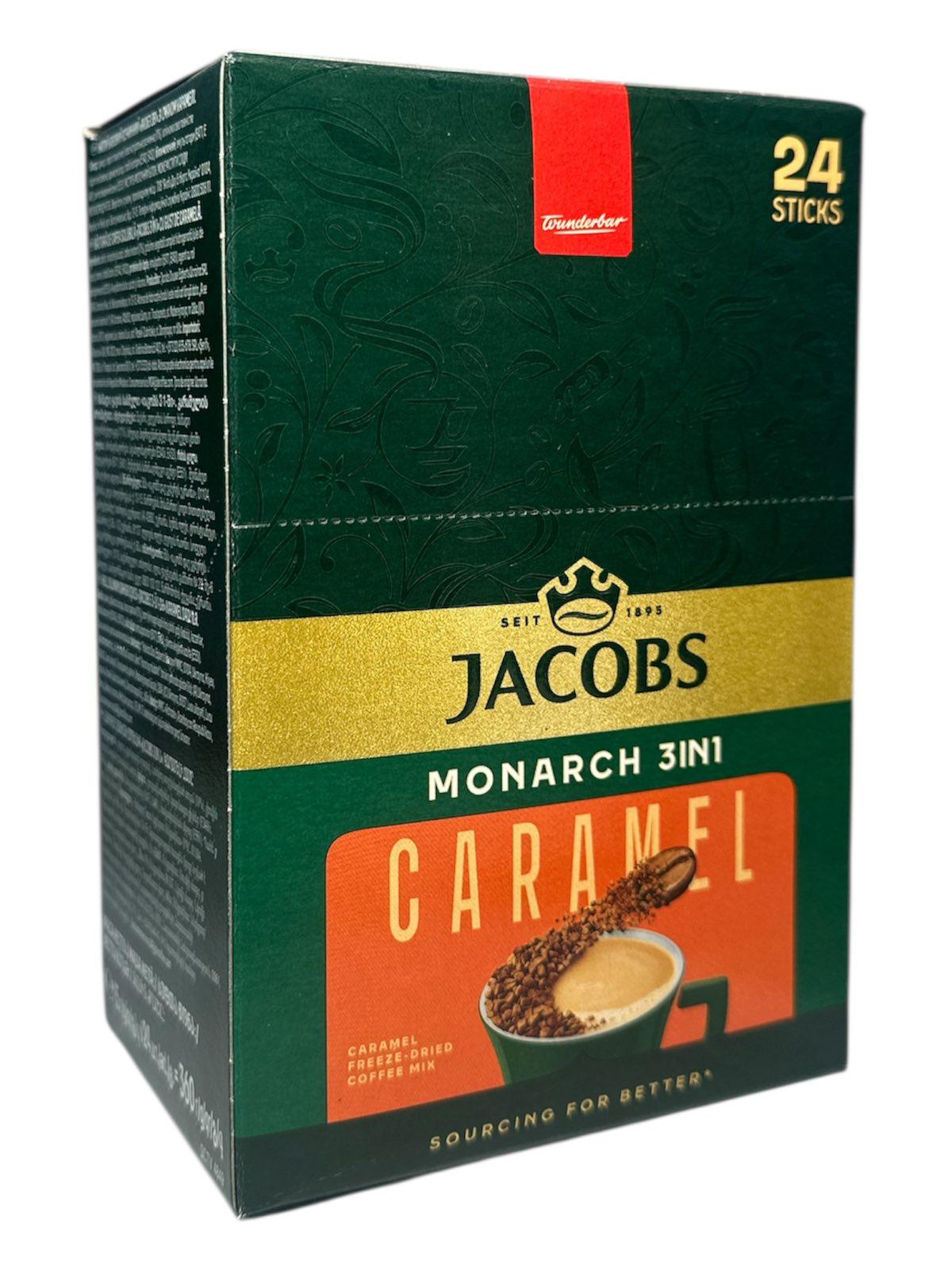 Кофе Jacobs Caramel 3в1 24 стика 15 г (53919)