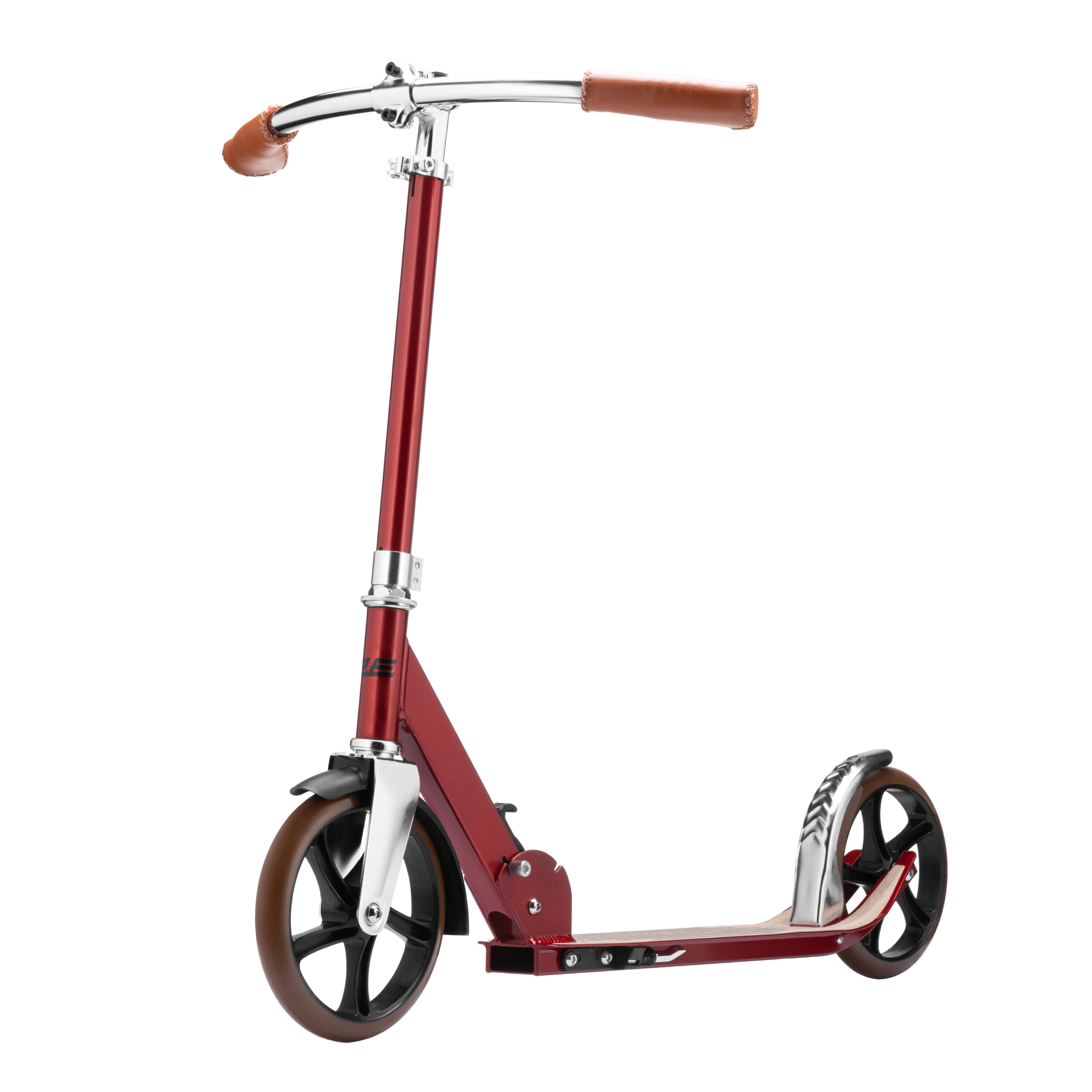 Самокат двухколесный для взрослых и подростков с алюминиево-стальной рамой 2E Tango нагрузка до 100 кг Красный (TANGO-200-RED)