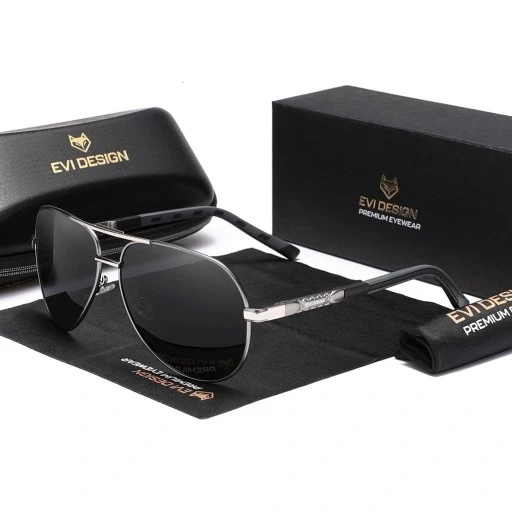 Сонцезахисні окуляри чоловічі Evi Design авіатори з поляризацією Uv400
