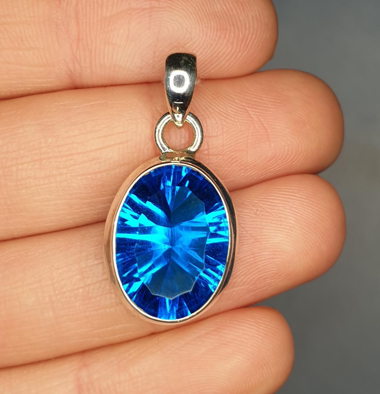 Кулон серебряный с мистик кварцем 5,56 г (1388175015)