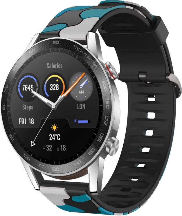 Ремешок Tactic Camouflage для Honor Magic Watch 2 46 мм Blue (32943-28) - фото 1