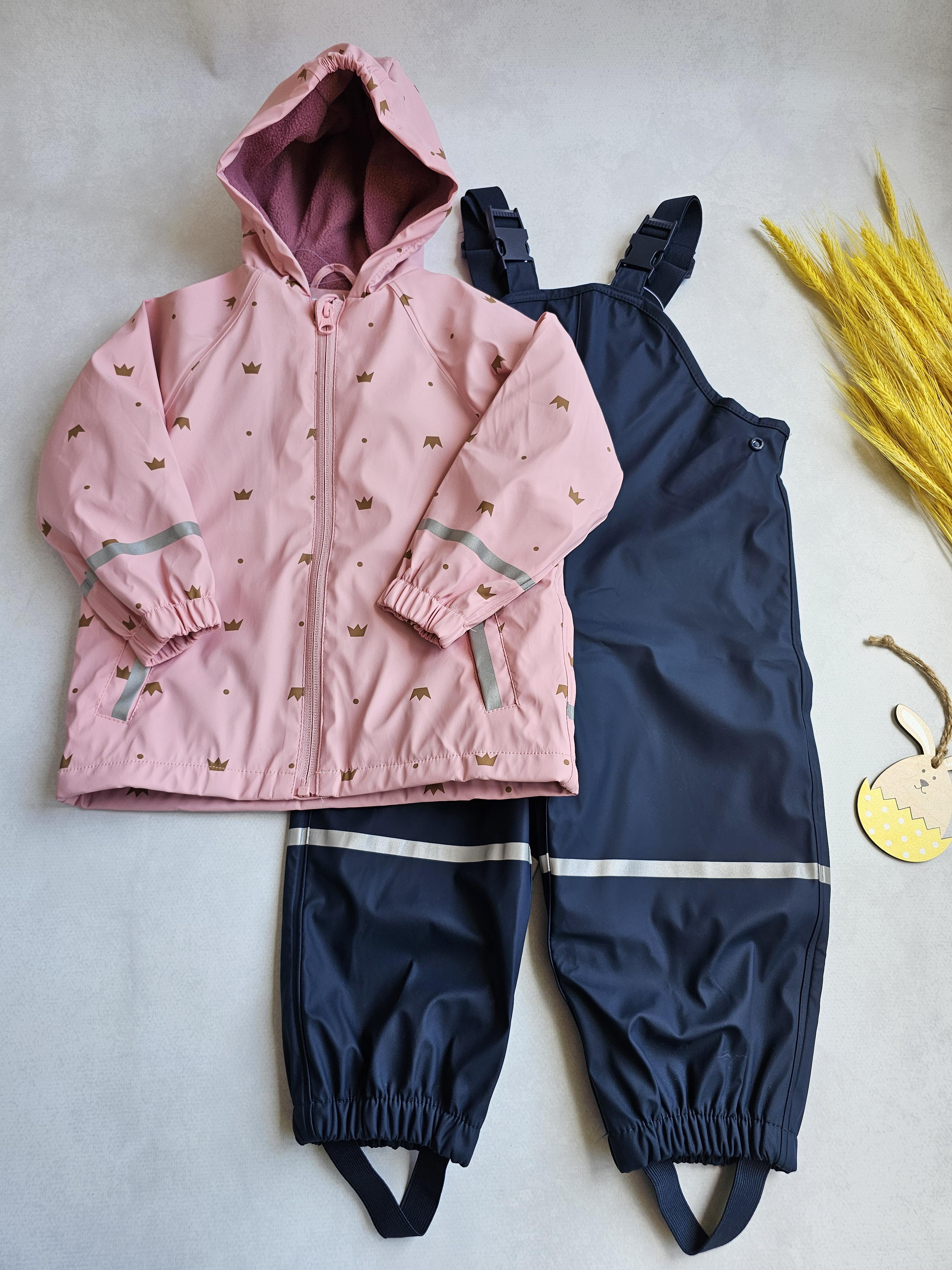 Комплект для дівчинки Lupilu від дощу флісовий 86-92 см (19157984)