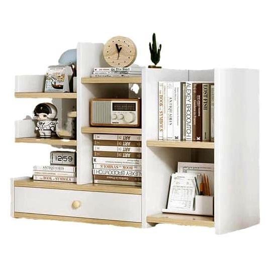 Полка-надстройка настольная из дерева Дольчета зефир-бланже (АКД-02062001)