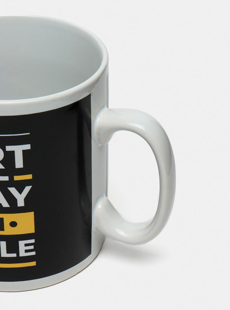 Чашка для чая керамическая с надписью "Start today with a smile" 1000 мл (27-PC1-2712) - фото 6