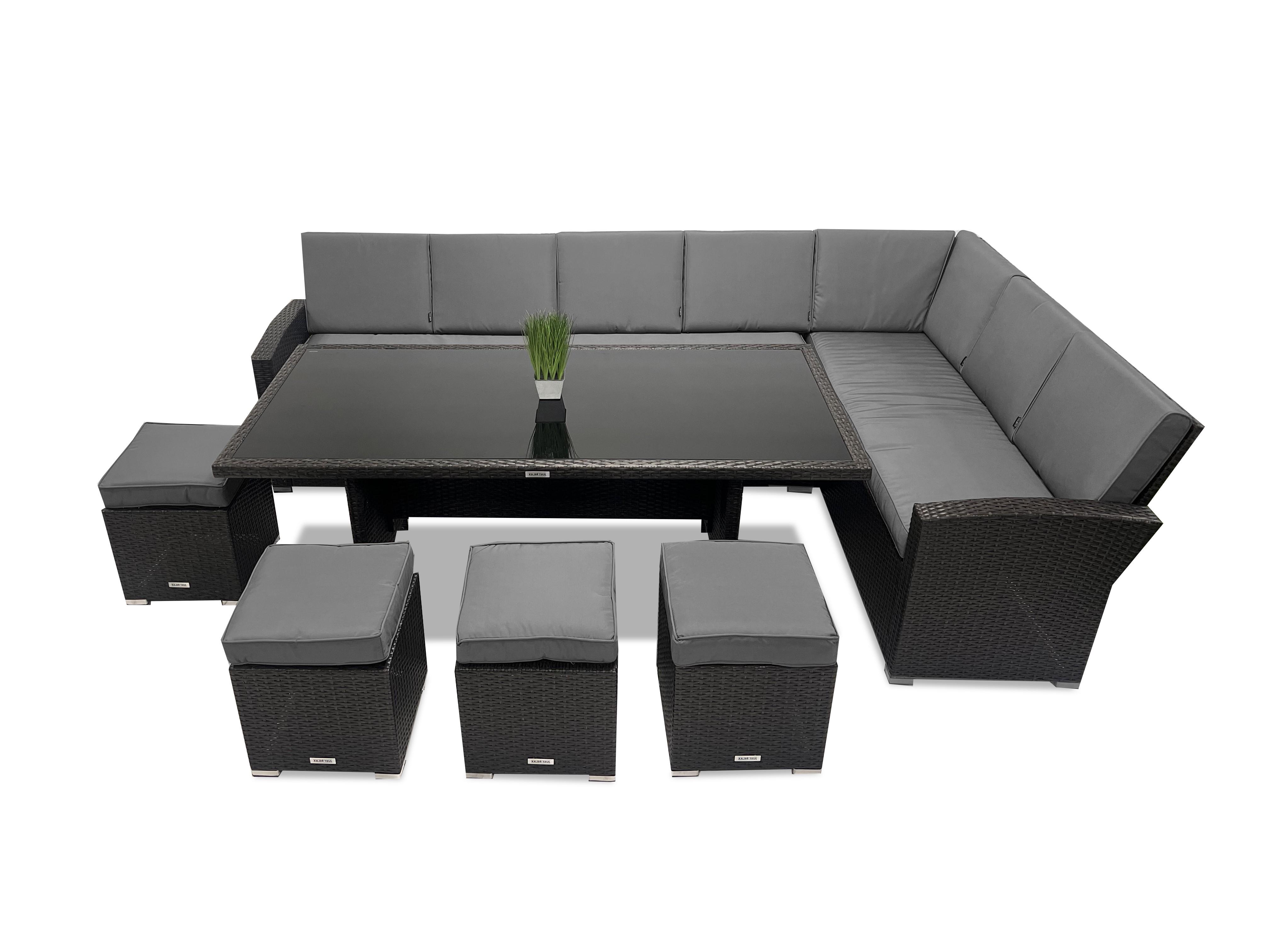 Набор садовой мебели Just Relax MILANO LONG правый угол 803 R Brown