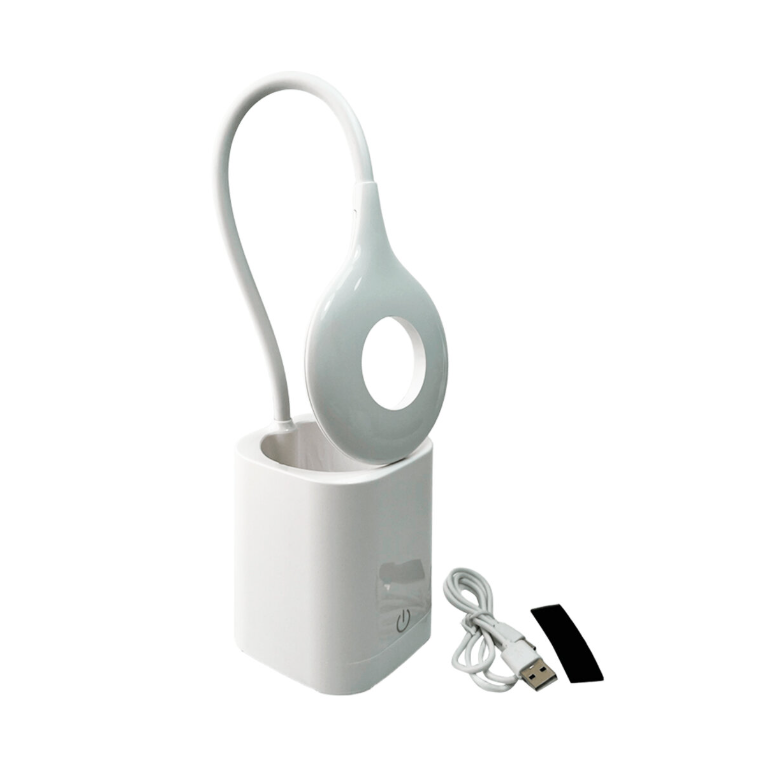 Настільна лампа бездротова NN WS-8002S з підстаканником 1800 mAh White (WS-8002S) - фото 2