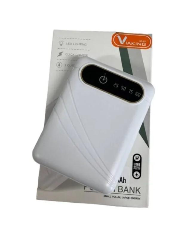 Повербанк Viaking N-8 с LCD дисплеем 50000 mAh Белый (18737002)