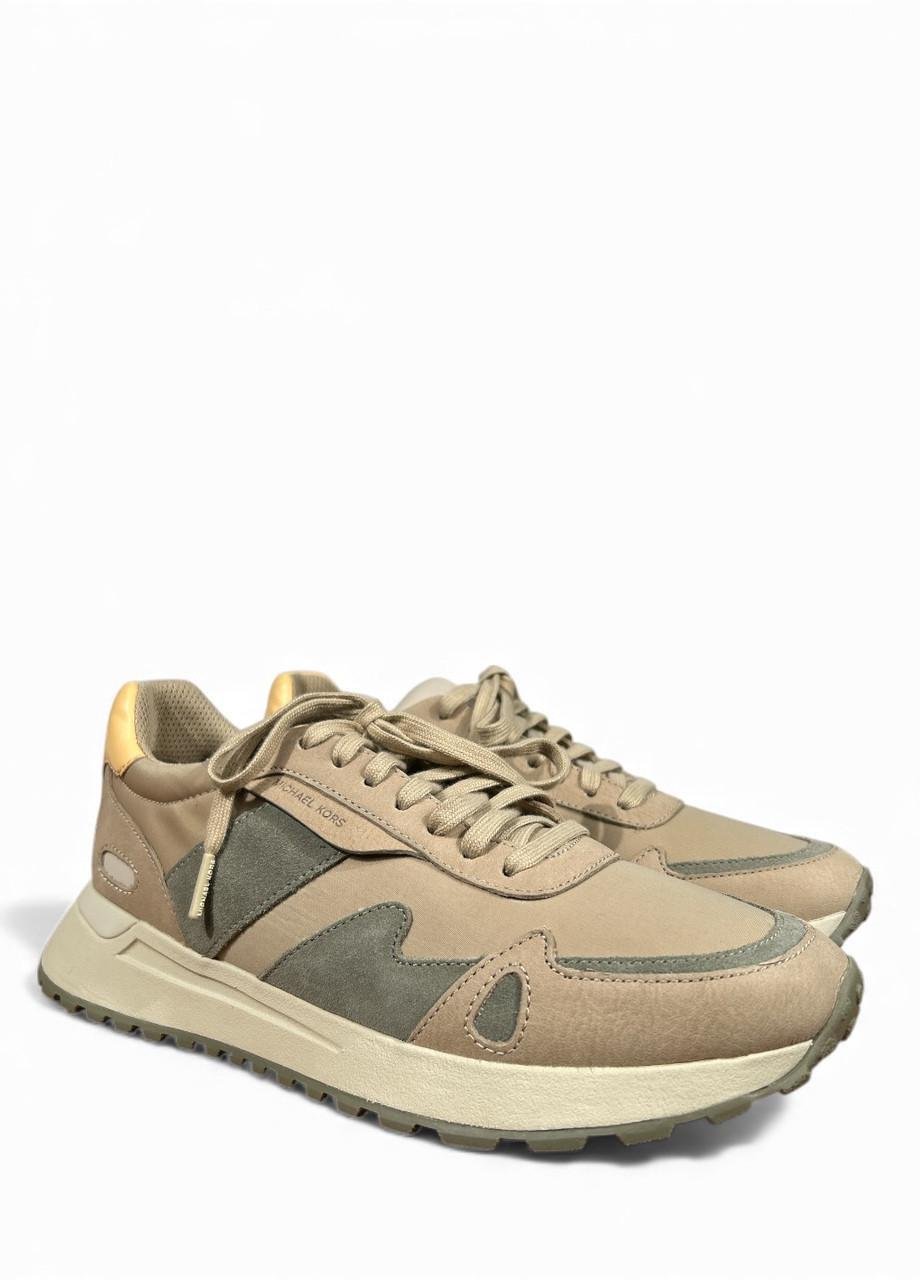 Кросівки чоловічі Michael Kors Miles Crinkle Nylon Suede р. 40/5,5 см/US 7/IT Бежевий (2834073911)