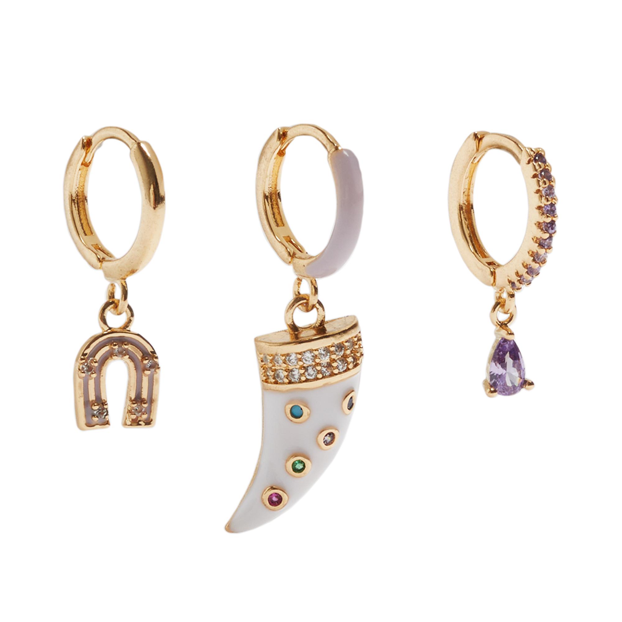 Женские серьги Parfois 194958 ONE Золотой